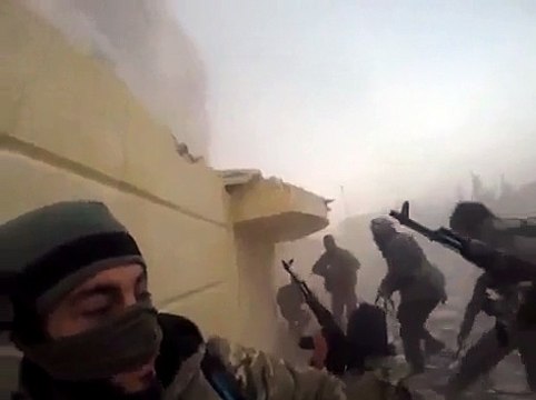 Беспорядочный бой банды ИГИЛ - выходцев из КБР, в Сирии