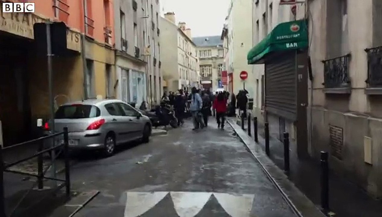 On the streets around the Paris St Denis raids - Daily News