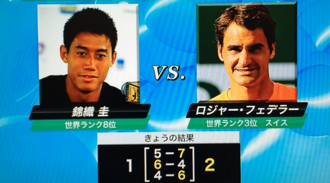 【錦織圭 vs フェデラー ATPワールドツアー・ファイナルズ 】 Kei Nishikori vs R.Federer ATP World Tour Finals