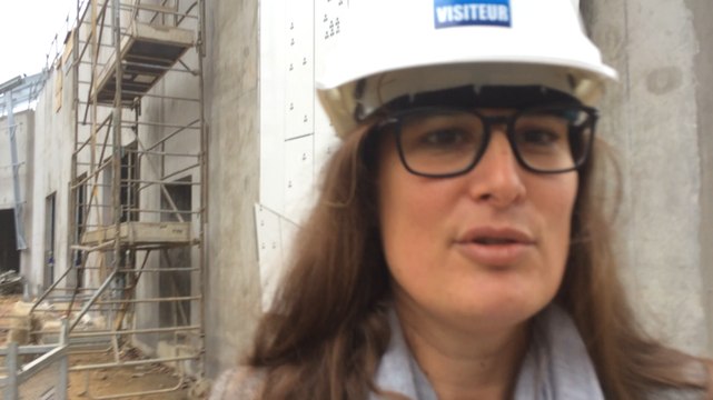 Sur le chantier de Quai 9 à Lanester