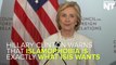 Hillary Clinton: Muslims Are Peaceful And Tolerant People