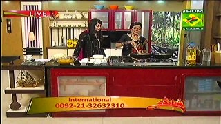 Handi Recipe Prawn Ginger by Chef Zubaida Tariq Masala Tv 19th November 2015