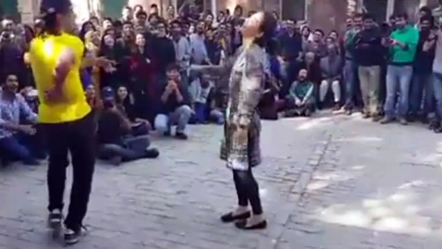 Footballer Sean Garnier having fun with students of NCA in student community