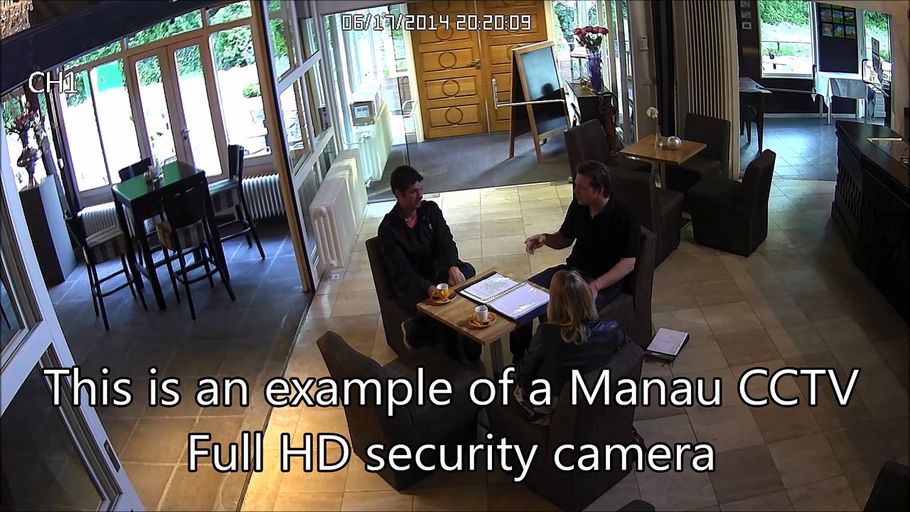 Manau CCTV Security cameras demo movie