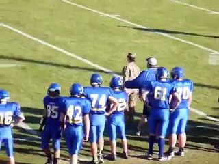 U.S. Soldier Surprises Her Son During High School Football Game