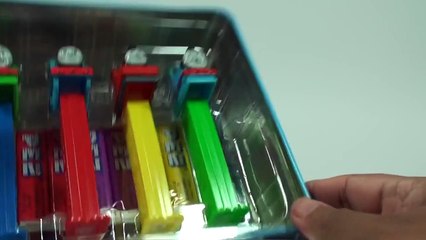 6 Thomas & Friends Pez Engine Candy Despenser & Lunchbox Tin Toy Collectible Merchandise