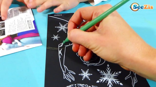 ✔ Принцесса Эльза - гравюра от девочки Маши. Видео для детей - Frozen Princess Elsa Disney ✔
