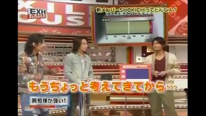 EXILE・SHOKICHI　腕相撲がめっぽう強い