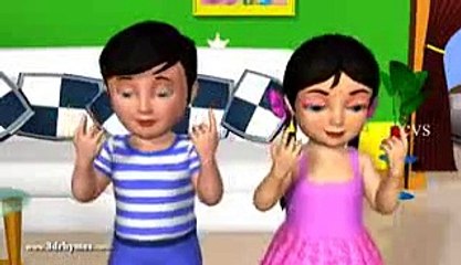 Learn Body Parts Song - 3D Animation English Nursery rhyme for children