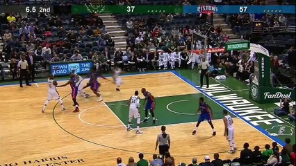 Marcus Morris Buzzer Beater | Pistons vs Bucks | October 10, 2015 | 2015 NBA Preseason