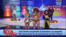 José Urrutia sorprendió al presentar a su pequeño hijo como parte de su espectáculo en Soy el Mejor