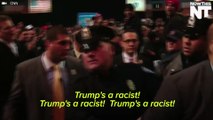 Two Hecklers Interrupted Trump's Rally In Massachusetts