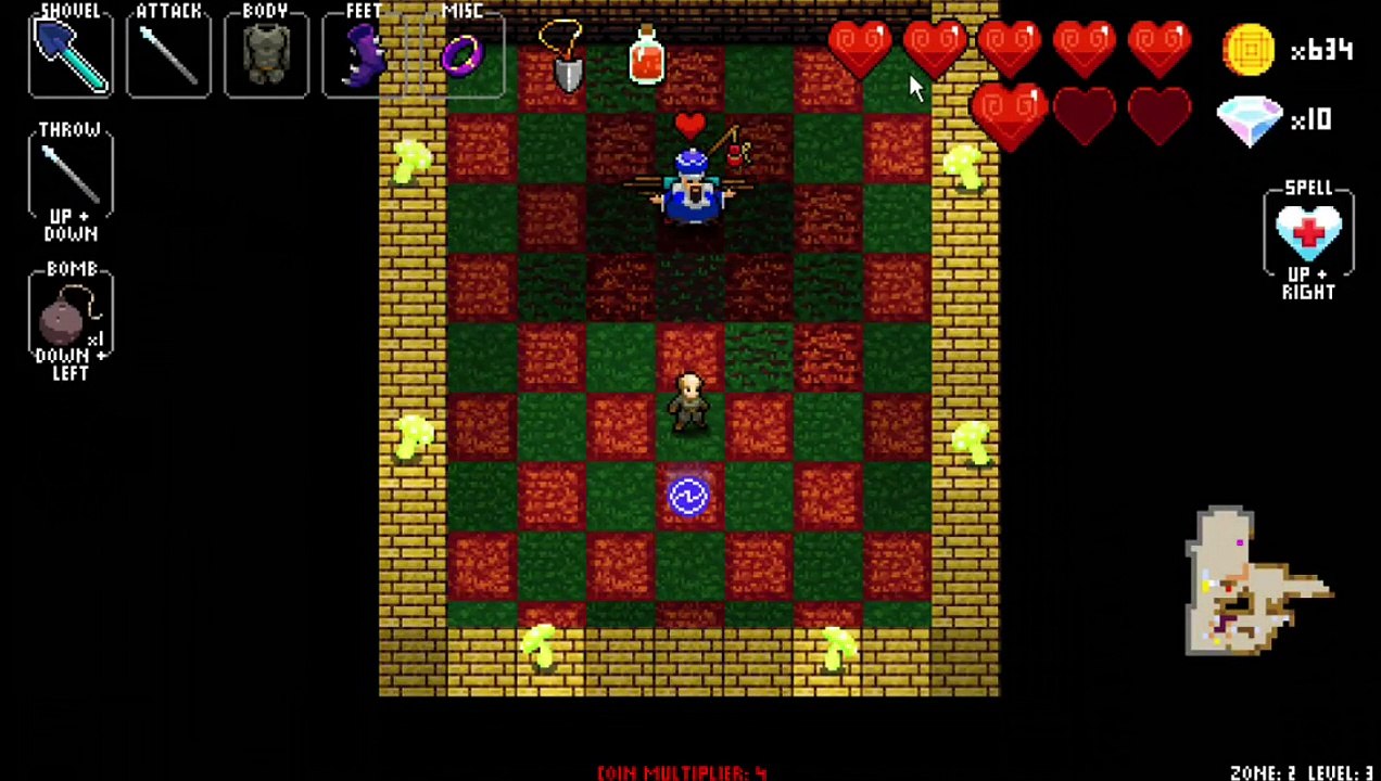 Crypt of the NecroDancer pt 24 - Bard Mode 8! ZONE 2 FOR BARD - CONQUERED! Lutes beat Metal Any Day!