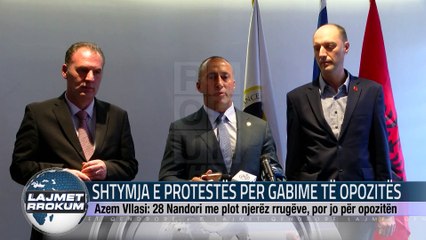 SHTYMJA E PROTESTËS PËR GABIME TË OPOZITËS