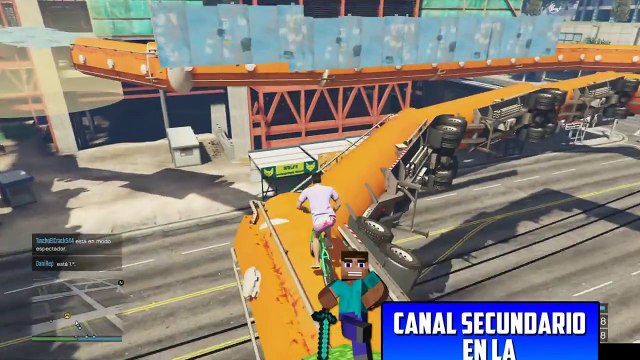 LA CARRERA DE LA MUERTE - Gameplay GTA 5 Online Funny Moments (Carrera GTA V PS4)