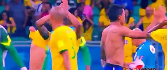 Referee refuses Neymar's shirt - Brazil vs Peru (Full Video) 2015