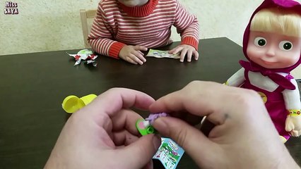 Новый Киндер Сюрприз Маша и Медведь с Необычной и