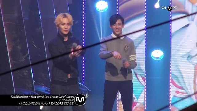 [MPD직캠] 키 뱀뱀 레드벨벳 댄스 key bambam fancam Mnet M COUNTDOWN Key&BamBam Ice Cream Cake Dance 15