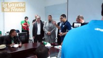 L'officier marocain Dermouni s'exprime devant les éducateurs algériens