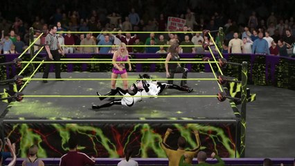 WWE 2K16 lilith v emma v stephanie mcmahon v lady death