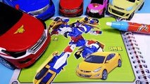 헬로카봇 물놀이 색칠북과 카봇 장난감 CarBot Water Painting Book & toys