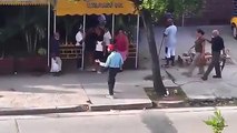 This Guy is the Most Happy Dude in Cuba, Funny Dancing On the Street!!!