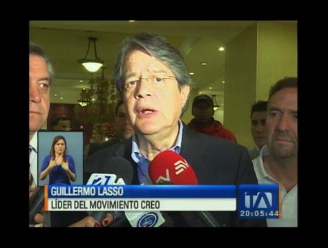 Guillermo Lasso pide que la Comisión de Enmiendas lo reciba