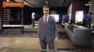 Grand Theft Auto 5 Online the Dark Knight Two Face Outfit
