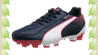 Puma Esquadra Fg Jr Unisex Kids' Football Boots Blue (Peacoat/White/Teaberry Red 06) 3 Child