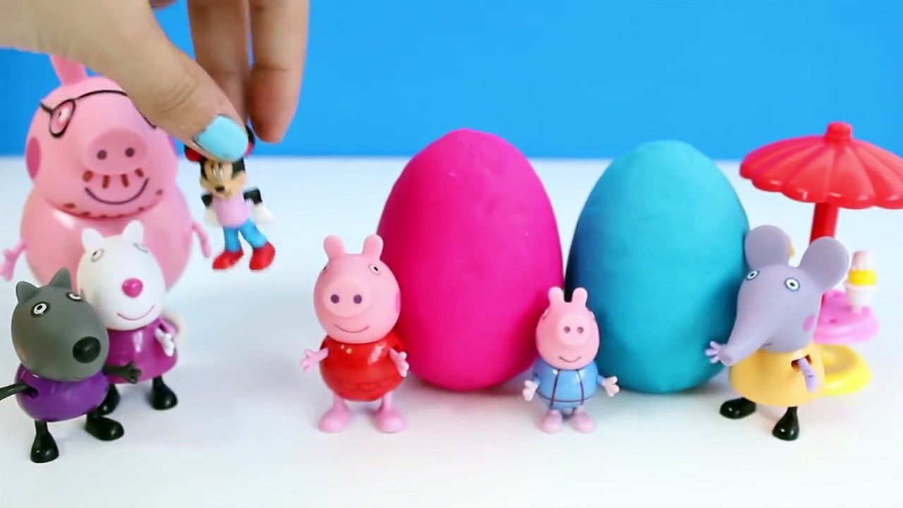 Peppa Pig Play Doh Surprise Eggs Peppa Pig Toys Juguetes de Peppa Pig Huevos Sorpresa de P