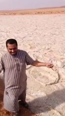 Sand river In Iraq. Had not heard or read abt it. Amazing