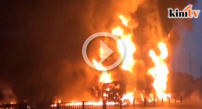 Pemandu maut selepas lori gas meletup di China