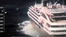 Navio britânico resgata náufragos