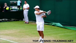 Roger Federer Hitting