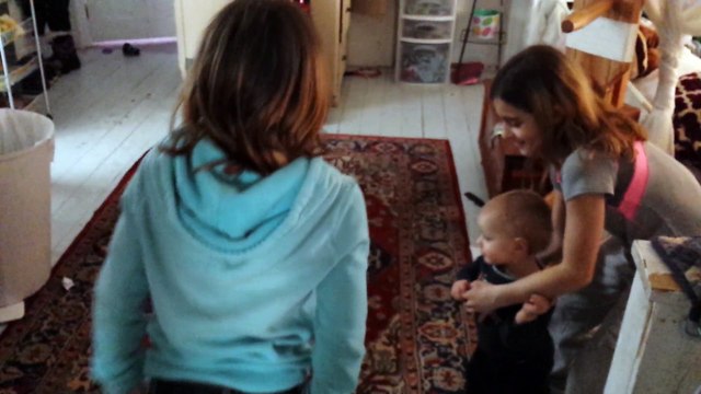 Young Child Tries Cartwheel Fail? But He had fun and was trying to be like his older brother and sisters - You Judge!