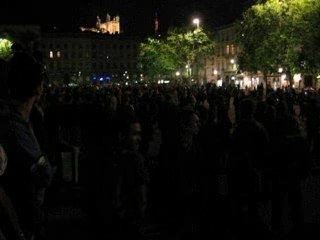Manif spontanée à Lyon, 6 mai 2007