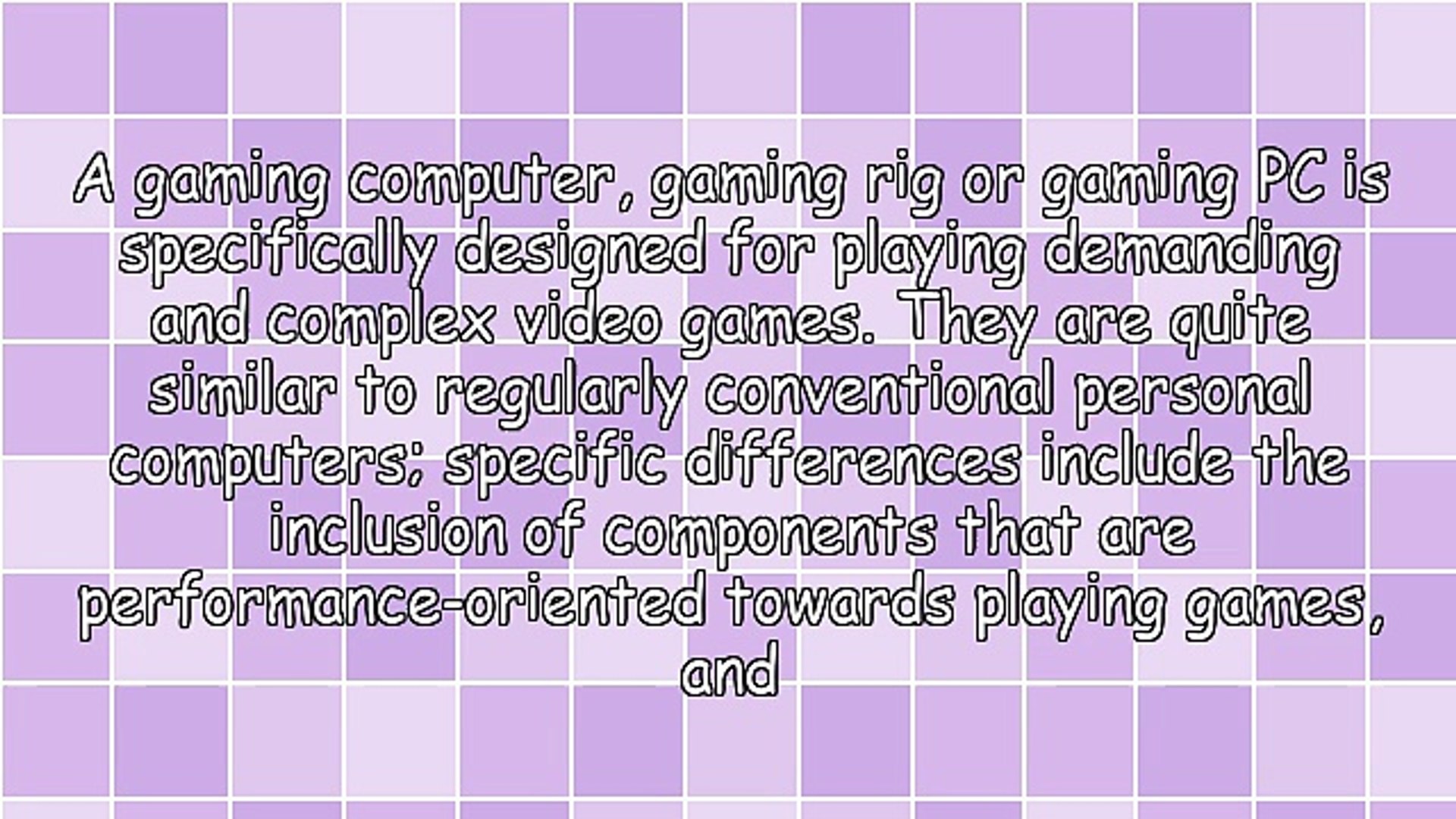 Gaming Computers!