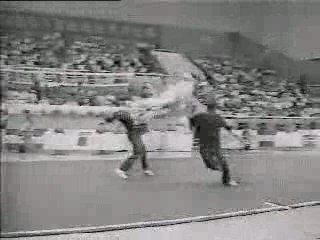 Martial Art Capoeira Floor Demonstration