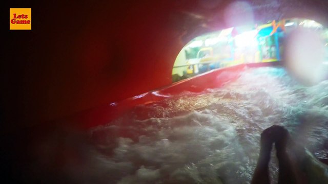 Аквапарк в Брюсселе Катаемся на Горках - Water Slide at Aquapark Bruxelles
