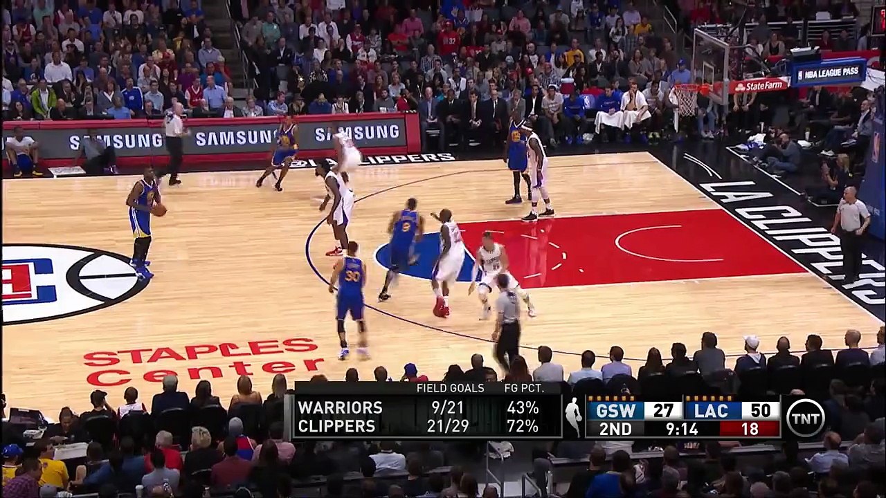 Josh Smith Blocks Stephen Curry