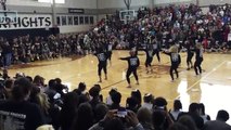 Watch moms whip nae nae at a high school pep rally