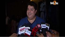 Bollywood Filmmaker Sajid Khan at Screening of Hollywood Movie Spectre 2015 & gives a thumbs up to Danie