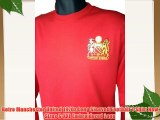 Retro Manchester United 1970s Long Sleeved Football T Shirt New Sizes S-XXL Embroidered Logo