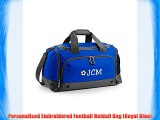 Personalised Embroidered Football Holdall Bag (Royal Blue)