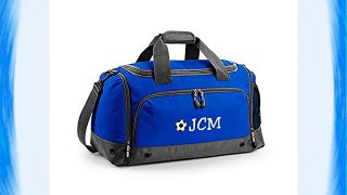 Personalised Embroidered Football Holdall Bag (Royal Blue)