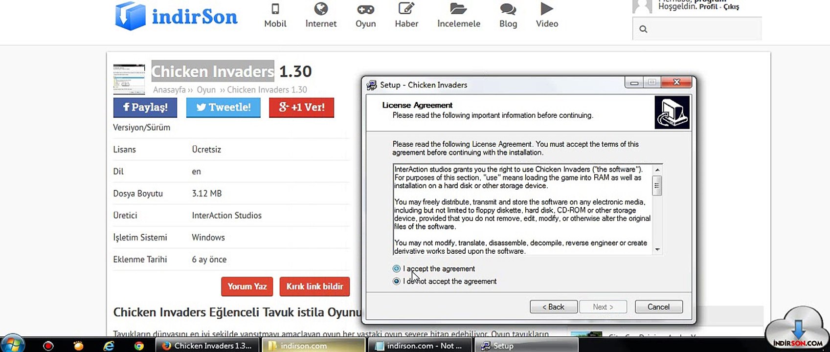 Chicken Invaders Oyunu Nasıl Kullanılır Kurulur