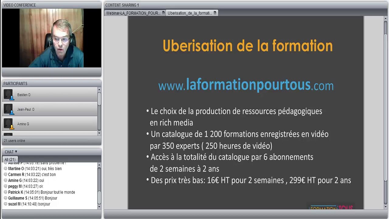 « Ubérisation de la Formation – Comment former plus en dépensant moins avec des formations de qualité ? »