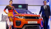 Bollywood actress Jacqueline Fernandez unveils 2016 Range Rover Evoque in Mumbai.