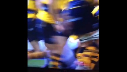 Crazy Stamp from matthew Rees on Nick Easter's face! + slowmo