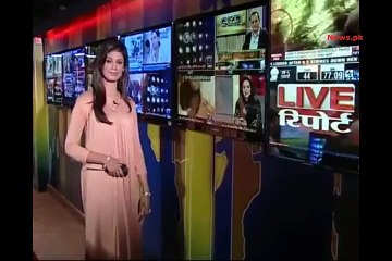 نیوز اینکر کے براہ راست نا دیکھائے جانے والے مناظر